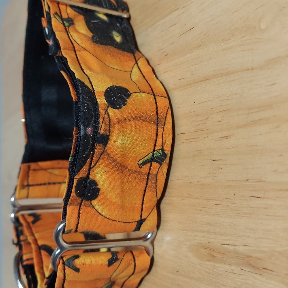 Halloween Pumpkin Dog Collar - Picture 2 of 4